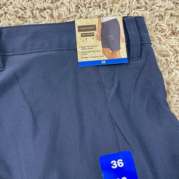 Legendary Outfitters Men’s Cargo Tech Shorts Navy, Size 36 (New) - Picture 11 of 12